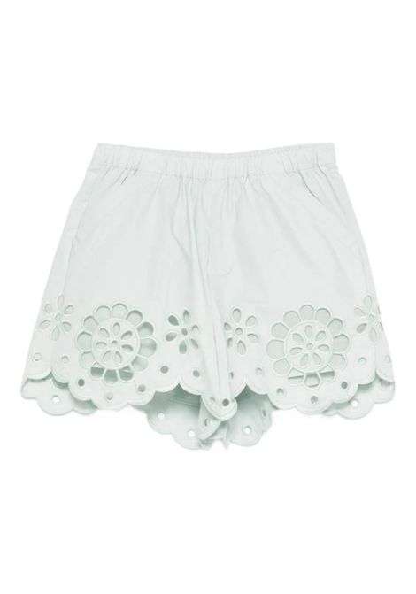 Shorts con smerlo ZIMMERMANN KIDS | 5877ARS261SOFT MINT